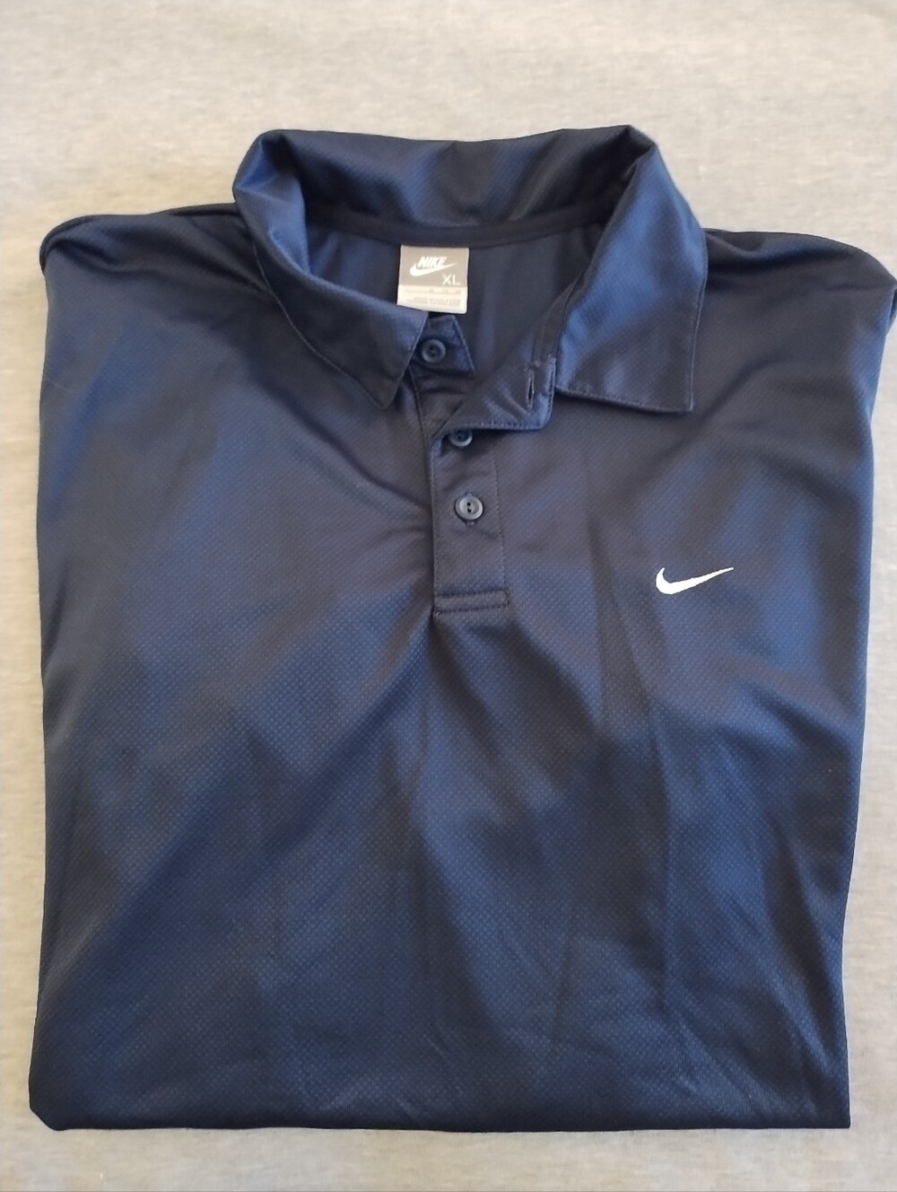Nike Men's Short Sleeve Navy Shirt Size XL